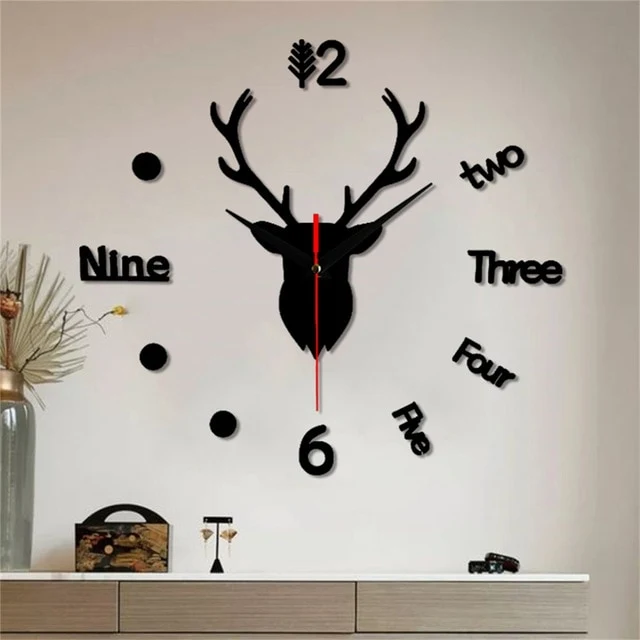 Verified Large Modern Oversized Decorative Wall Clock Prestigious