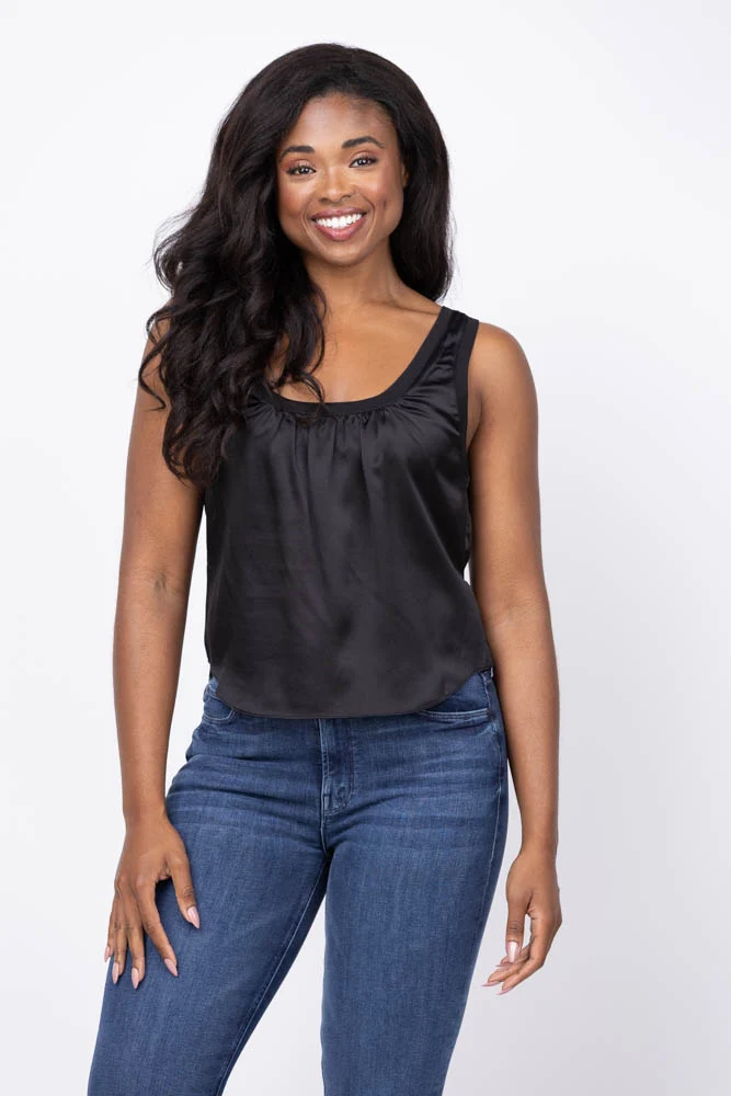 Verified Cinq à Sept Lenore Tank in Black Effective