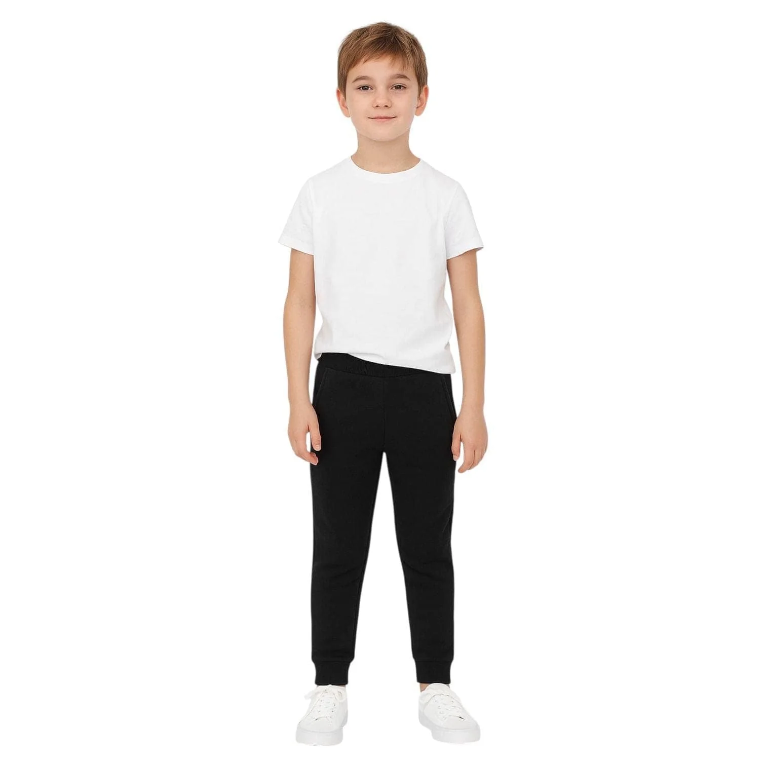 Eco-Friendly BenBen 4 Pack Kids Fleece Jogger Value Set Lightweight