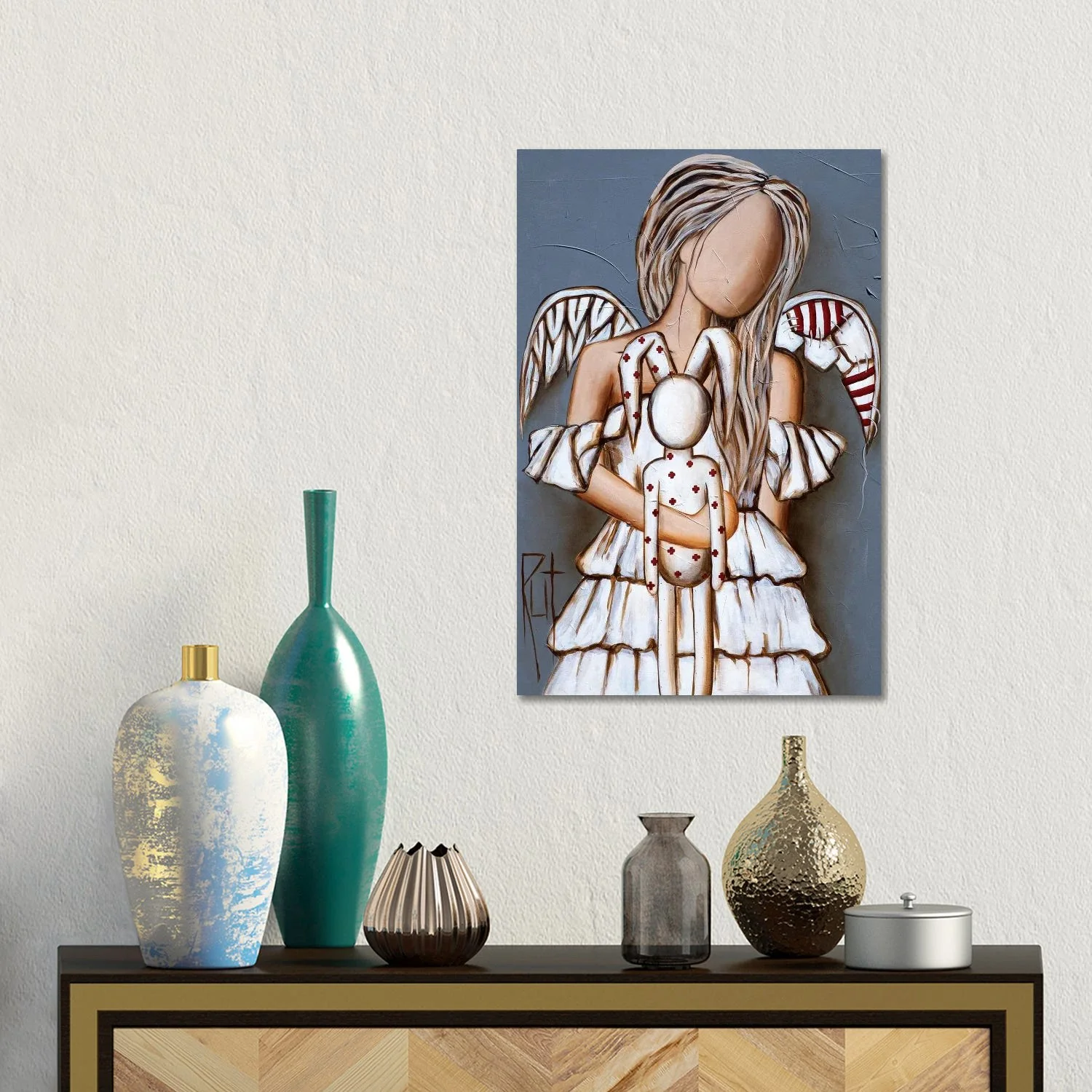 Easy-to-Use Cosy by Ruth's Angels - Canvas Gallery Wrap Sophisticated