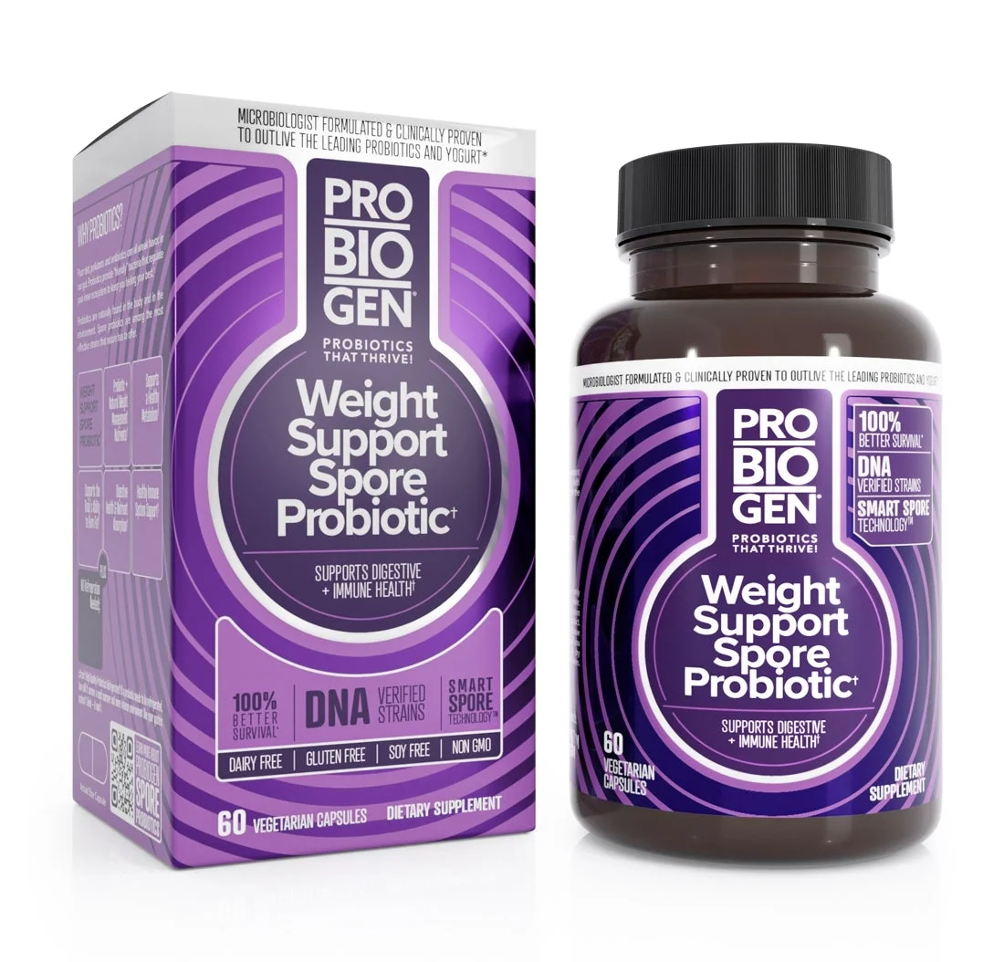 World-Class Bare Organics Probiogen Weight Management Probiotic 60 Ea Lightweight