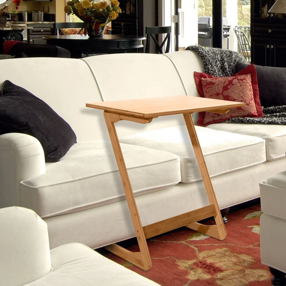 Classic Large Bedside Couch TV Dinner Standing Tray Table Eco-Friendly