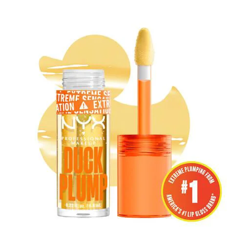 Breathable Nyx Professional Makeup Duck Plump High Pigment Plumping Lip Gloss 01 CLEARLY SPICY Excellent