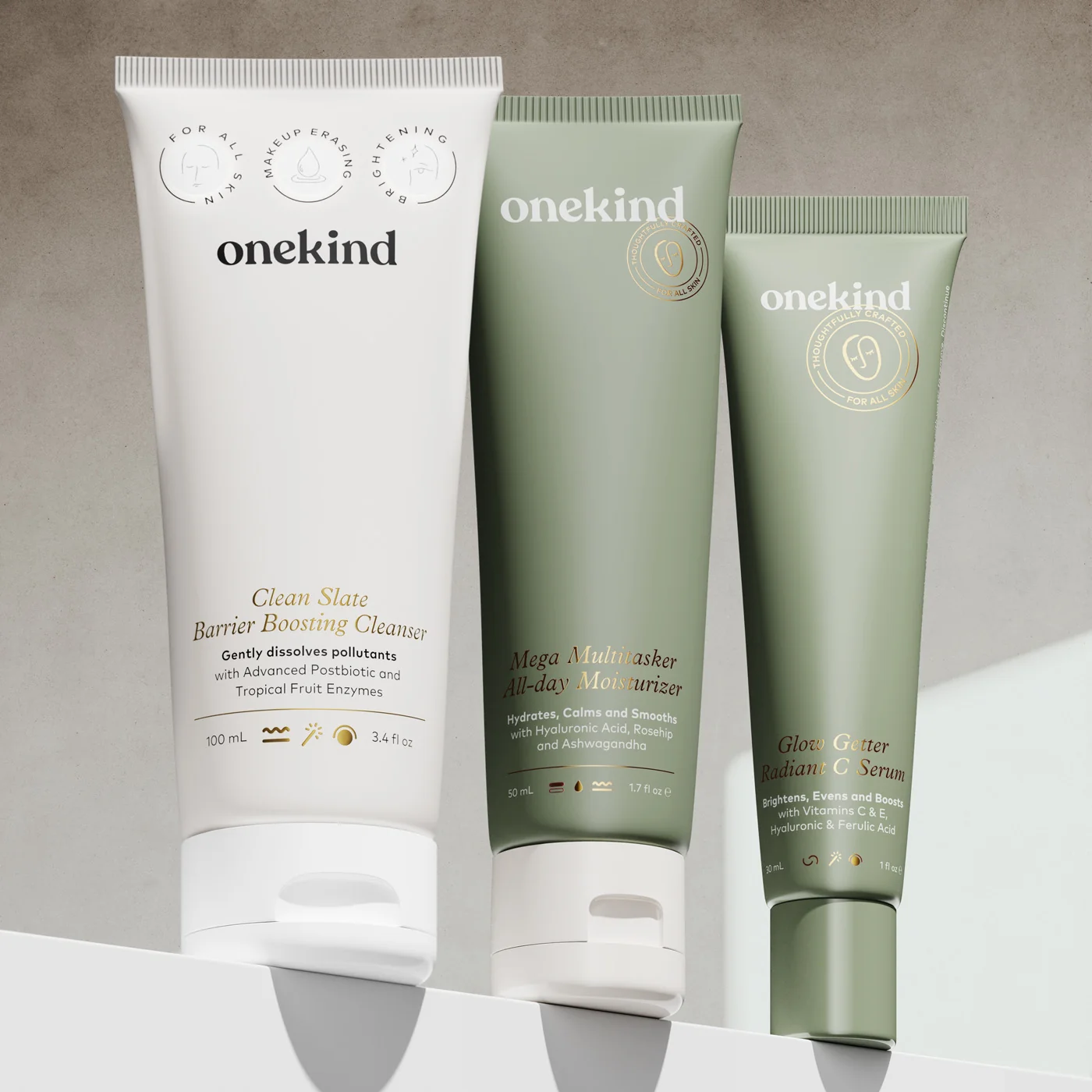 Convenient Do you test on animals Are Onekind products pregnancy-safe In what order should I use the products Where are Onekind products made Are Onekind products gluten- Specialty