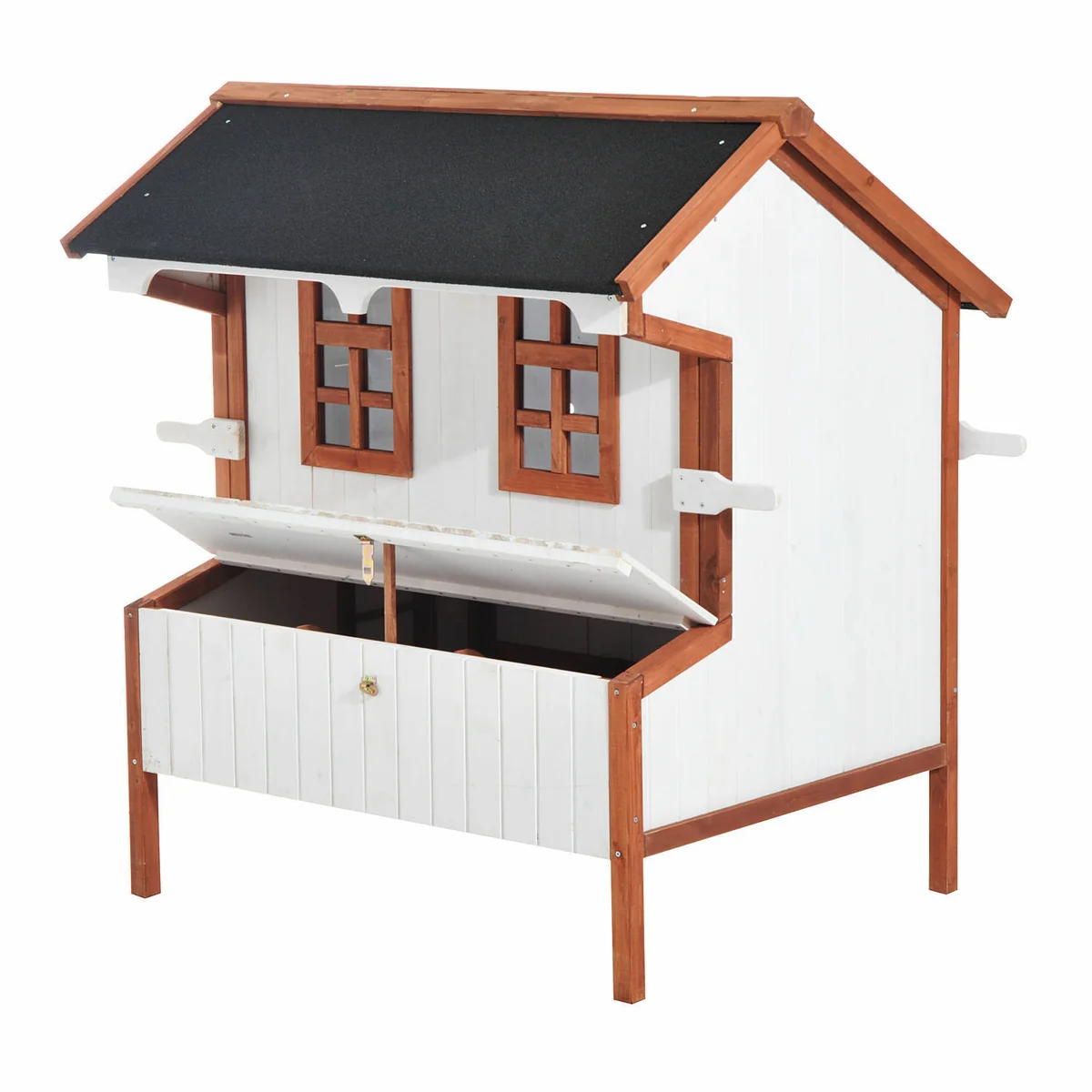 World-Class Large Portable Walk In Wooden Mobile Chicken Coop Refined