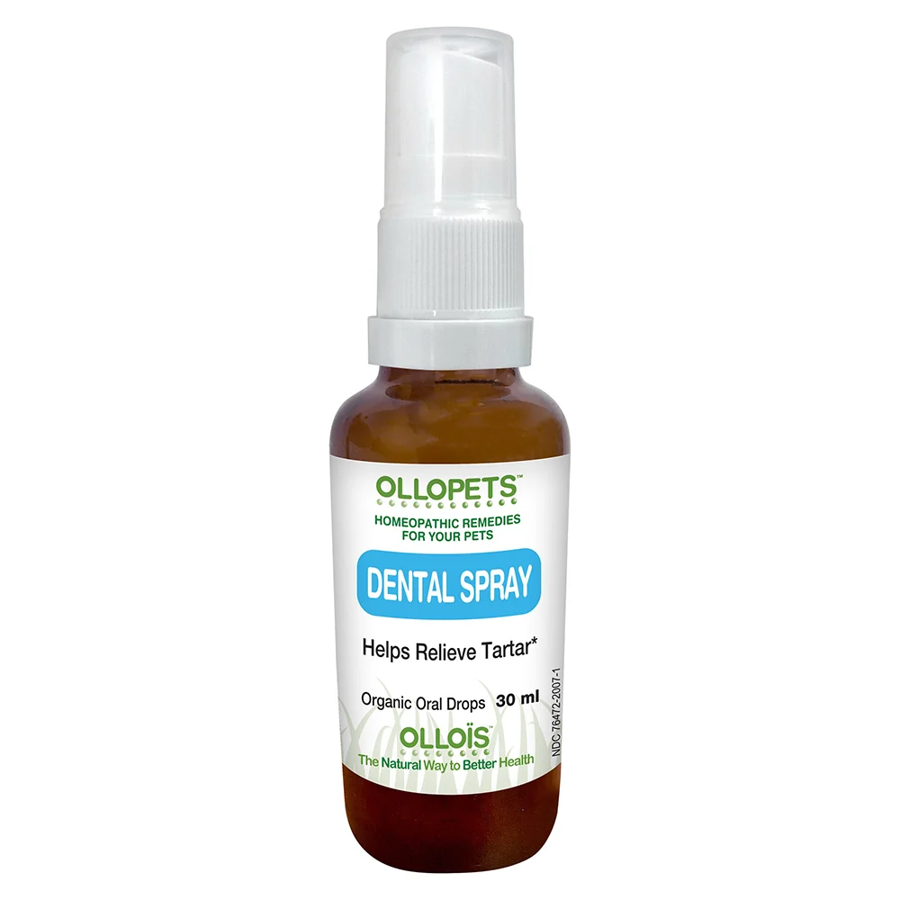 Authentic Ollois Ollopets Dental Spray for Pets Help Relieve Underlying Dental Concerns 1Oz 30ml Detailed