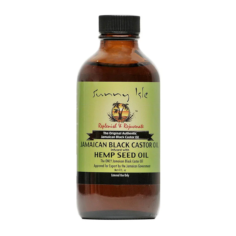 User-Friendly Sunny Isle Jamaican Black Castor Oil Infused with Hemp Seed Oil 4 Oz Modern