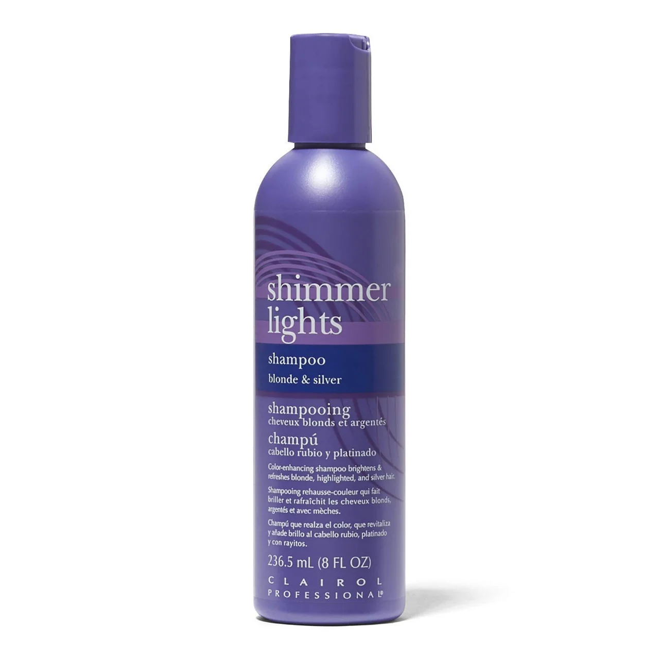 Safe Clairol Professional Shimmer Lights Shampoo Blonde and Silver 8 Oz Soft