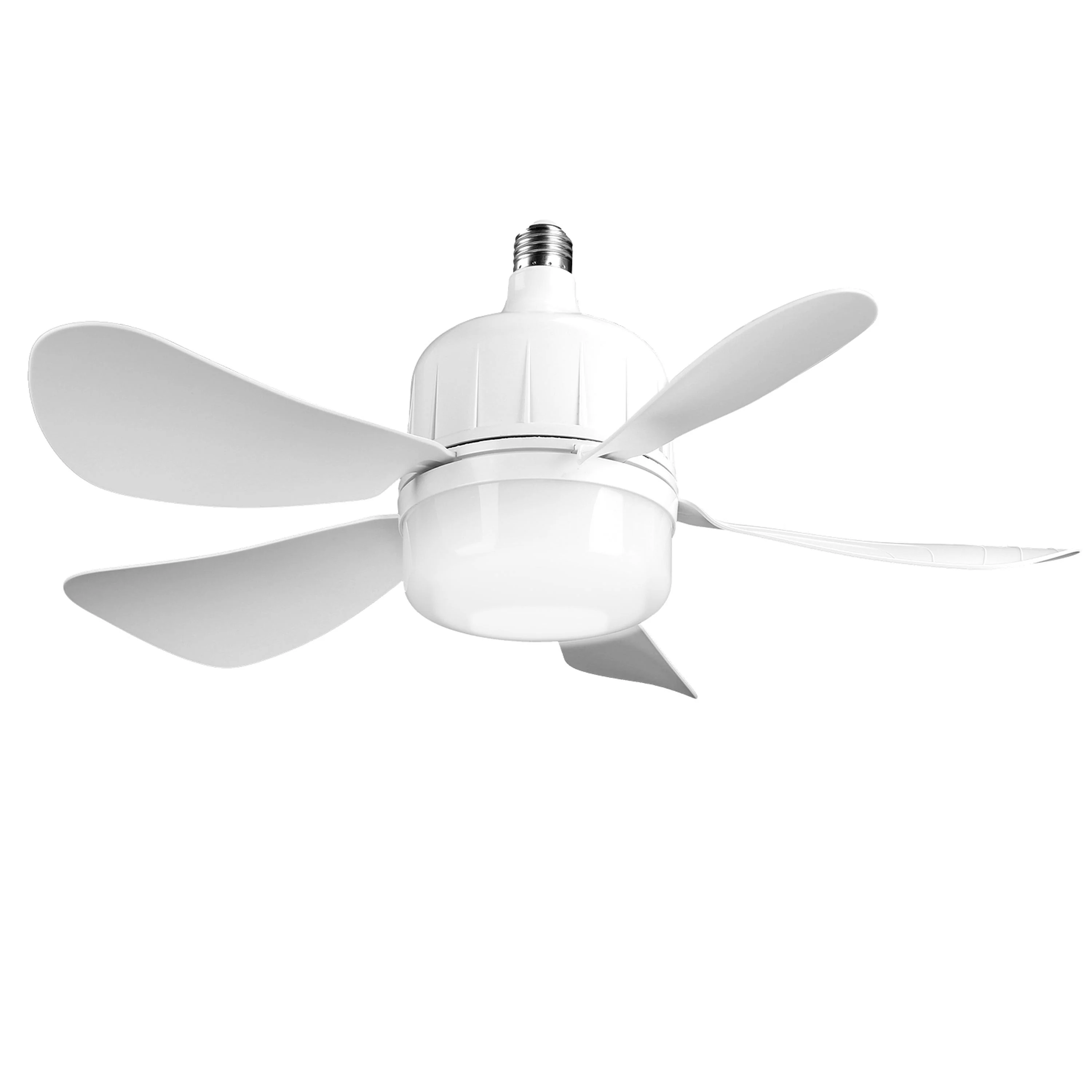 Relaxed Fresh Fab Finds Socket Fan Light 12W Ceiling Fan with Lights Dimmable LED Ceiling Fan with 3 Fan Speed Stepless Brightness and Color Temperature Smart Timer Remote Co Contemporary