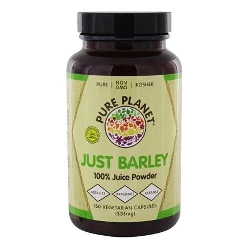 Secure Pure Planet Just Barley 333 mg Of Vegetarian Capsules 180 Ea Healthy