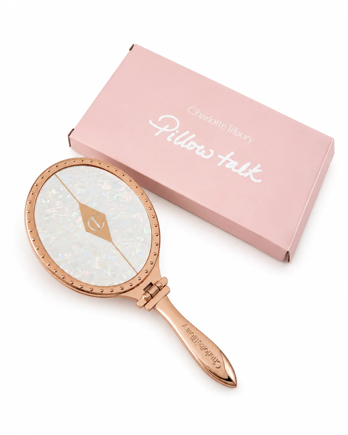 Comfortable CHARLOTTE TILBURY HAND MIRROR FOLDABLE ITS GIVING A PRINCESS VIBES Contemporary