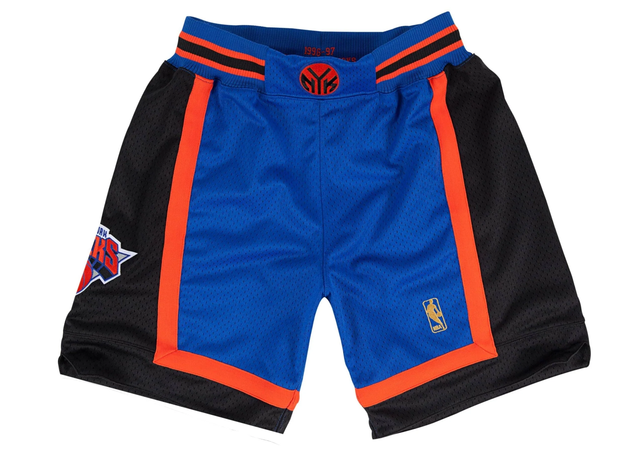 Casual Mitchell Ness Men's NBA Road Shorts Knicks 96-97 Sustainable