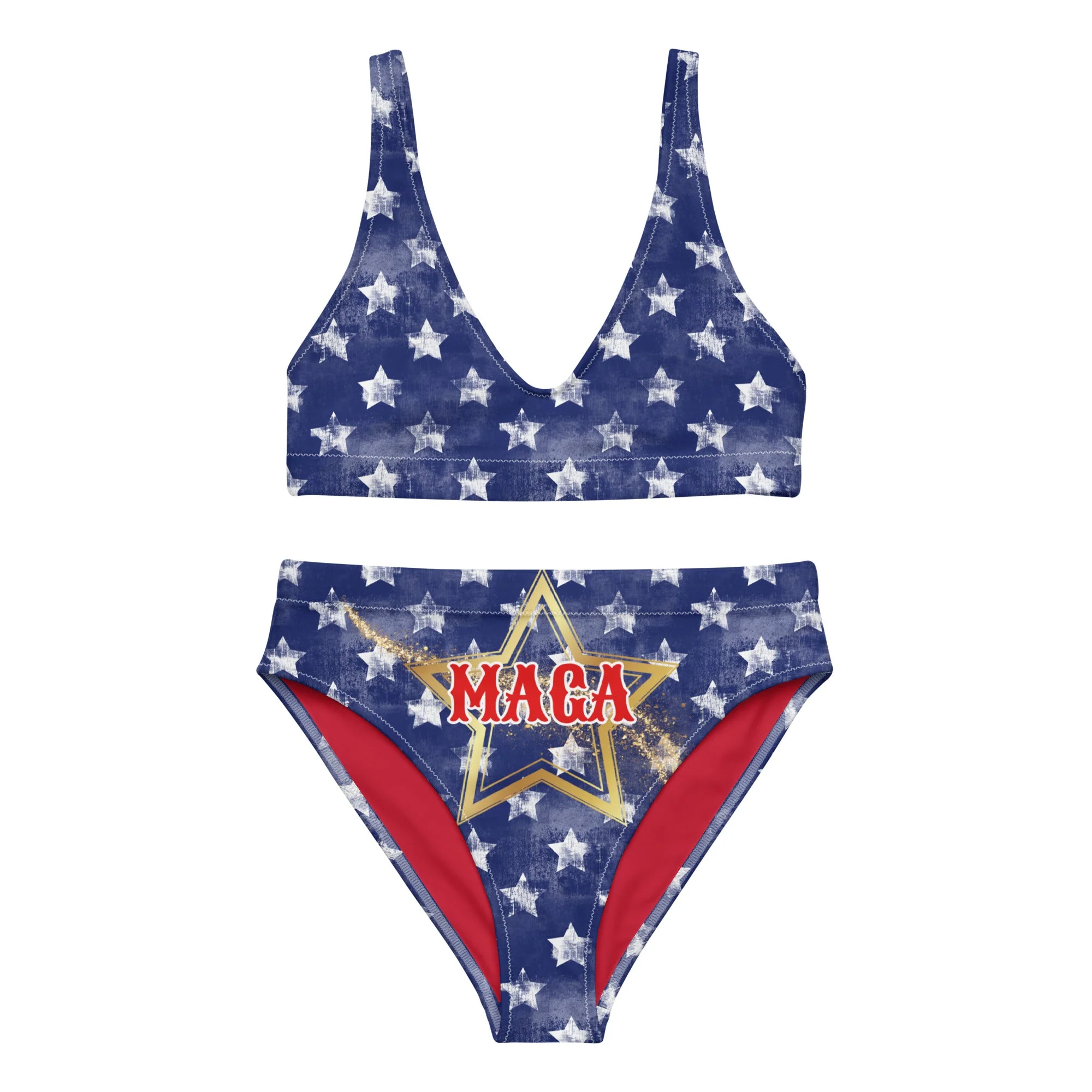 Fine Crafted Baha Ranch Yeehaw Trump MAGA Bikini Effective