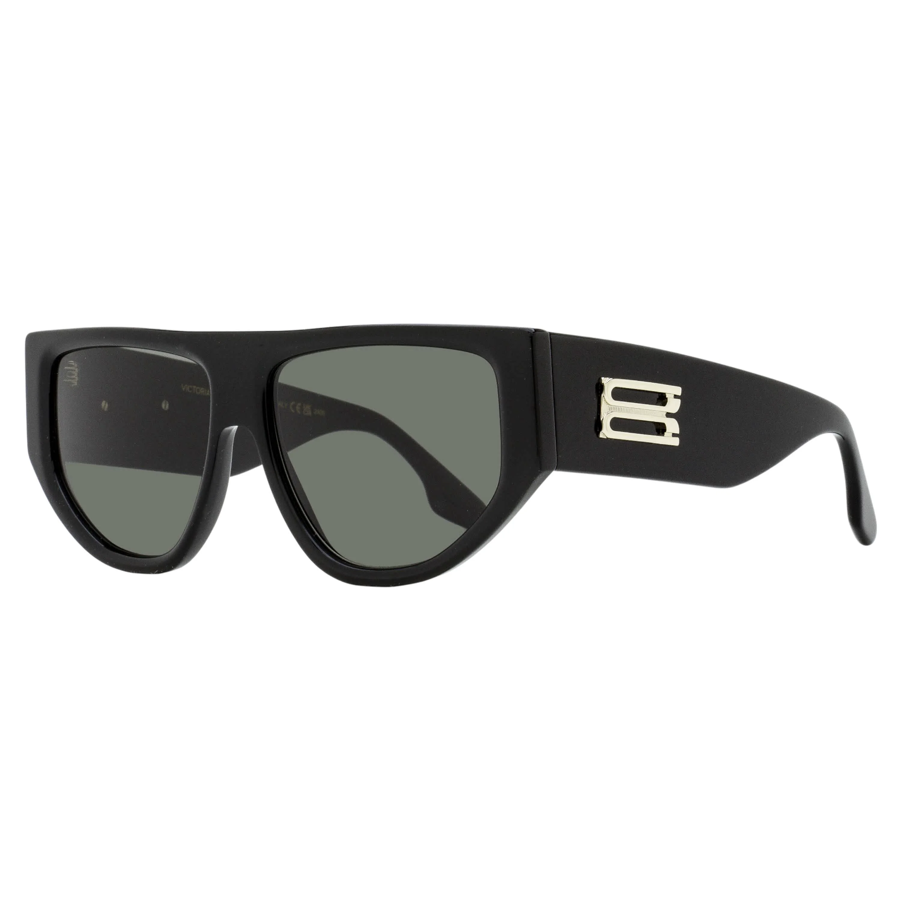 Relaxed Victoria Beckham B-Monogram Tapered Sunglasses VB676S 001 Black 55mm Long-Lasting