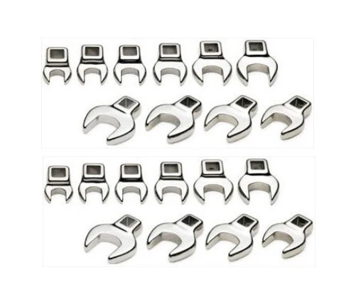 Pure 20PC Metric and SAE Crowsfoot Wrench Crow Foot Master Set Stylish