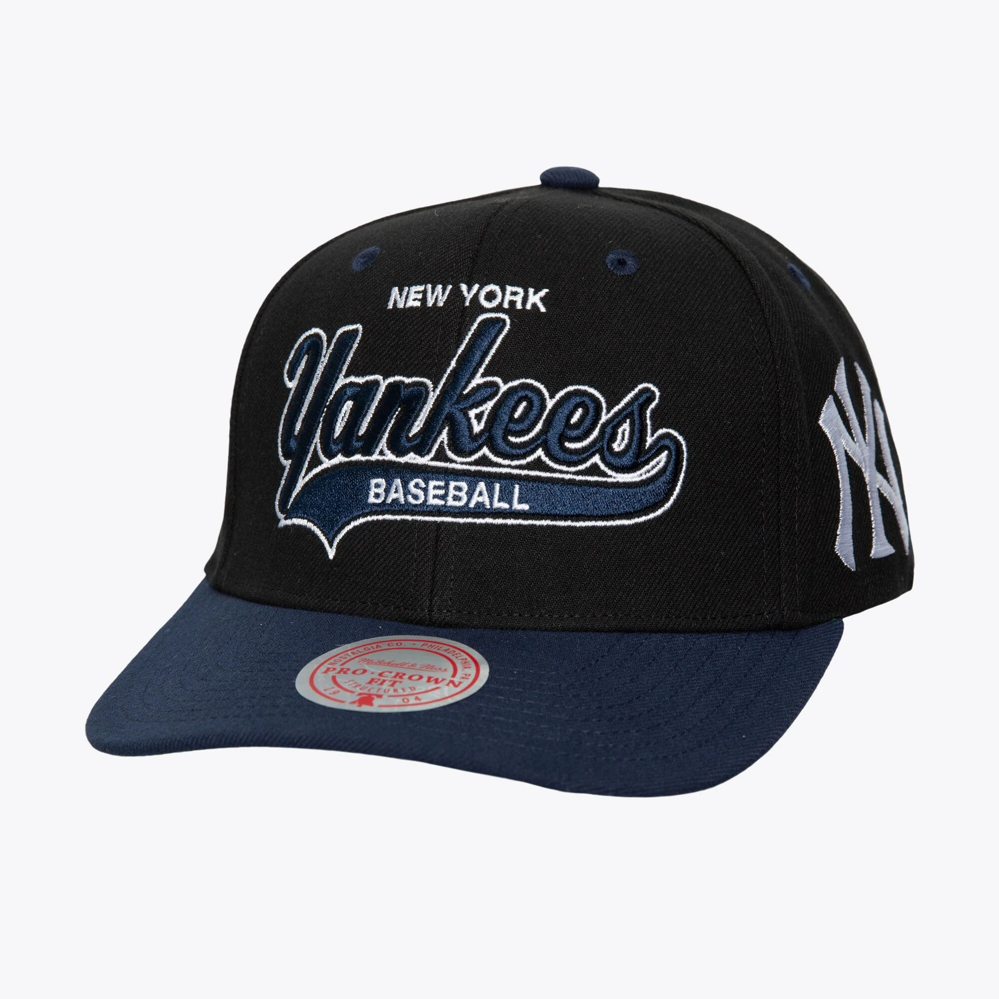 Detailed Mitchell Ness Men's MLB Tailsweep 2.0 Pro Snapback Yankees Snapback Caps Healthy