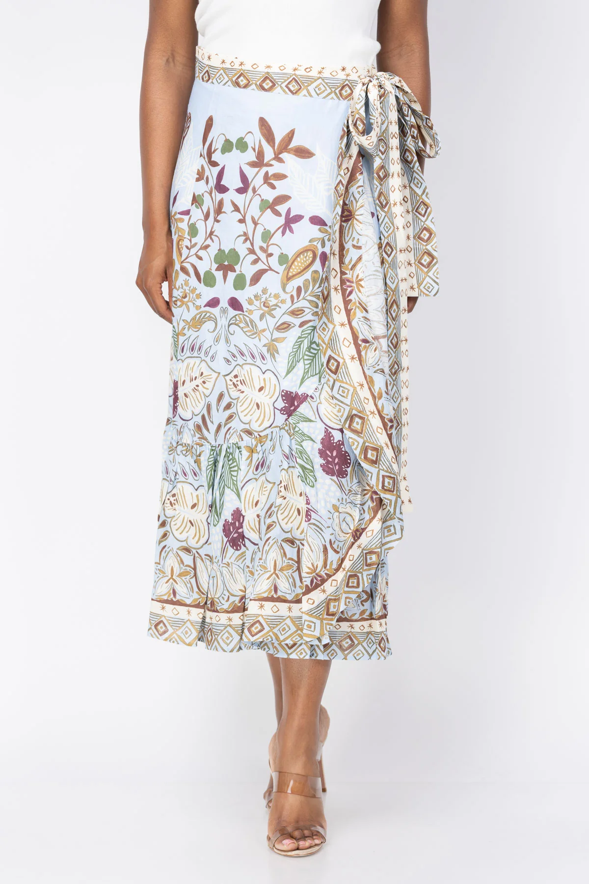 Solid Marie Oliver Teresa Skirt in Branche Fast