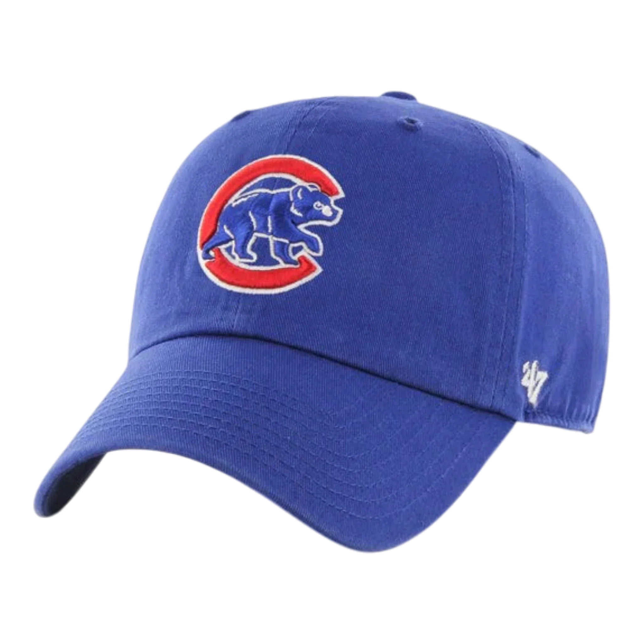 Verified 47 Brand Clean Up Chicago Cubs Strapback Hat — Royal Blue Adjustable Cap Flexible