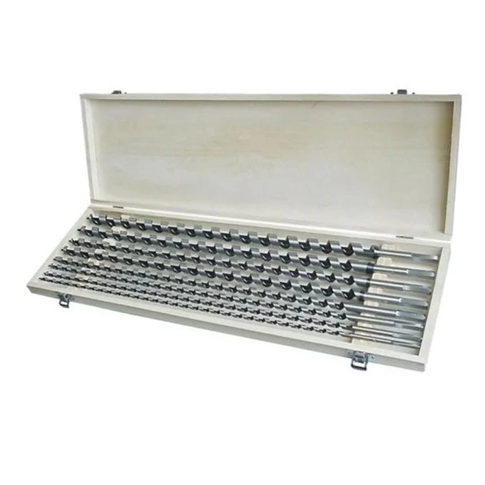 Clean 8 Piece Wood Long Ship Auger Drill Bit Set for Bore Drilling Sophisticated