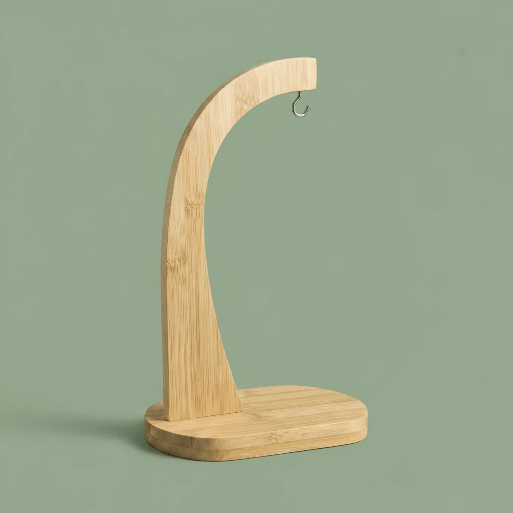 Contemporary Bamboo Tabletop Plant Hanger Top-Quality