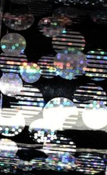 Versatile Silver Holographic Design Foil 123 Long-Lasting