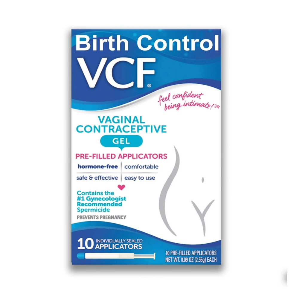 Verified VCF vaginal Contraceptive Gel for Prevention of Pregnancy 10 EA First-Class