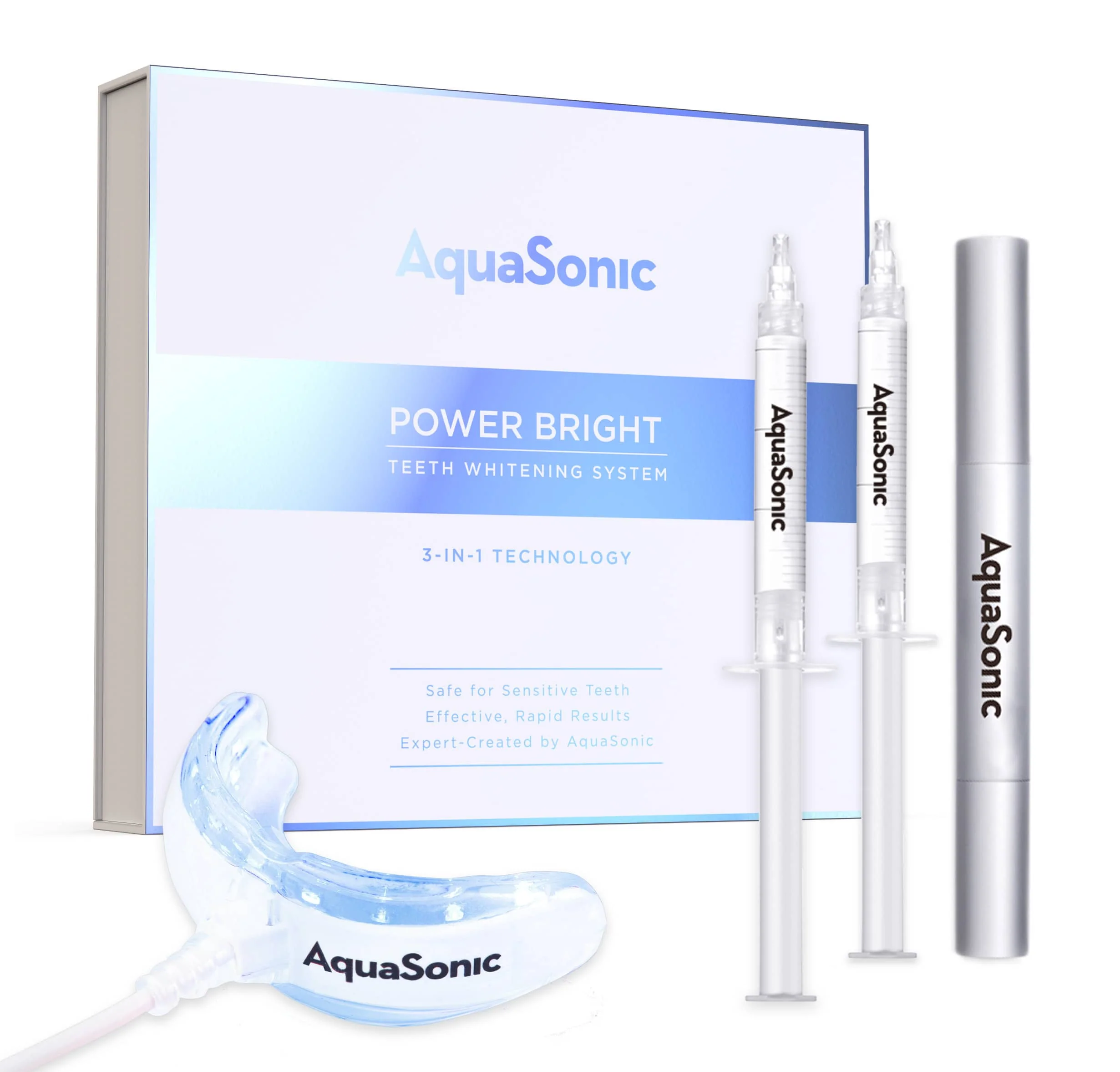 High-Quality AquaSonic Power Bright Teeth Whitening Kit Pure