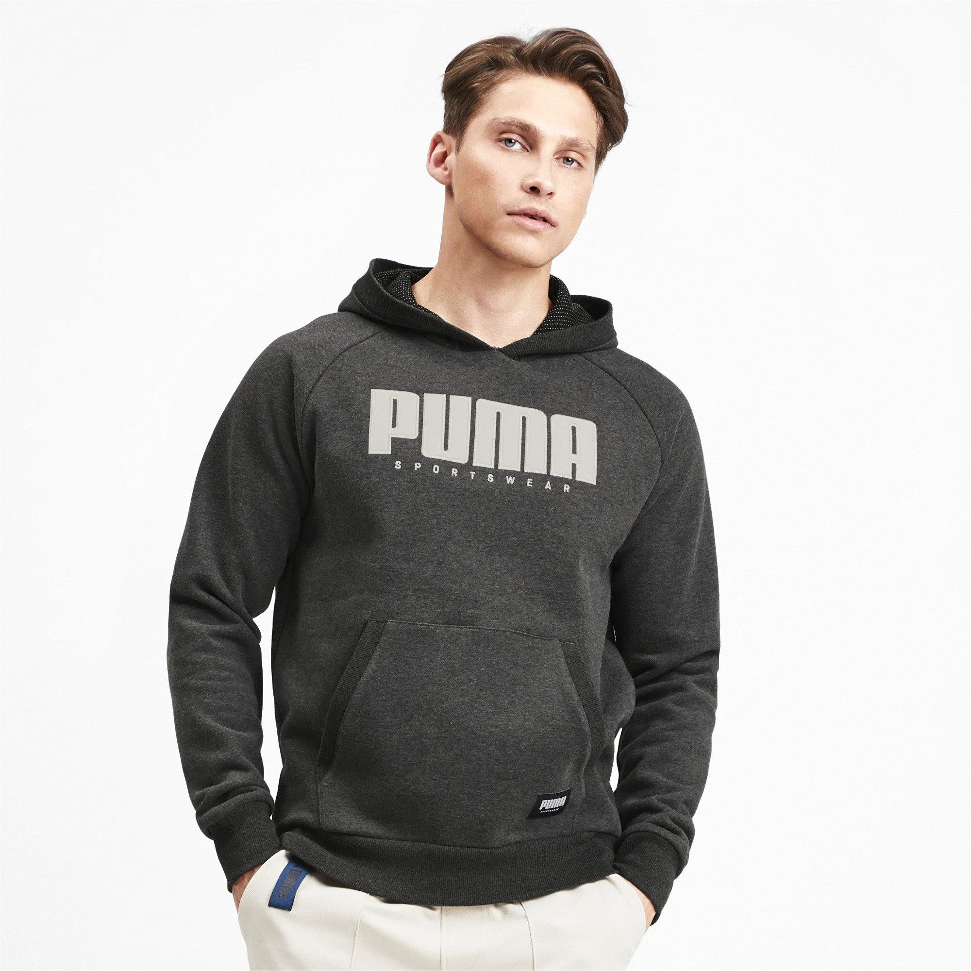 Environmentally Friendly Puma Men's Athletics Hoody Fleece Sweaters Reusable