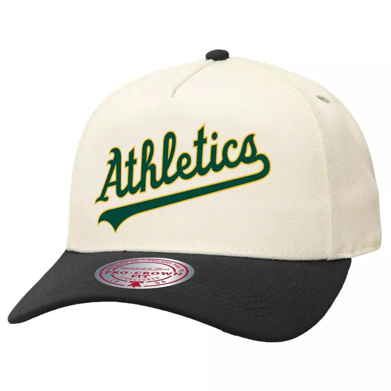 Outstanding Mitchell Ness Men's MLB Off Word Pro Snapback Athletics Versatile