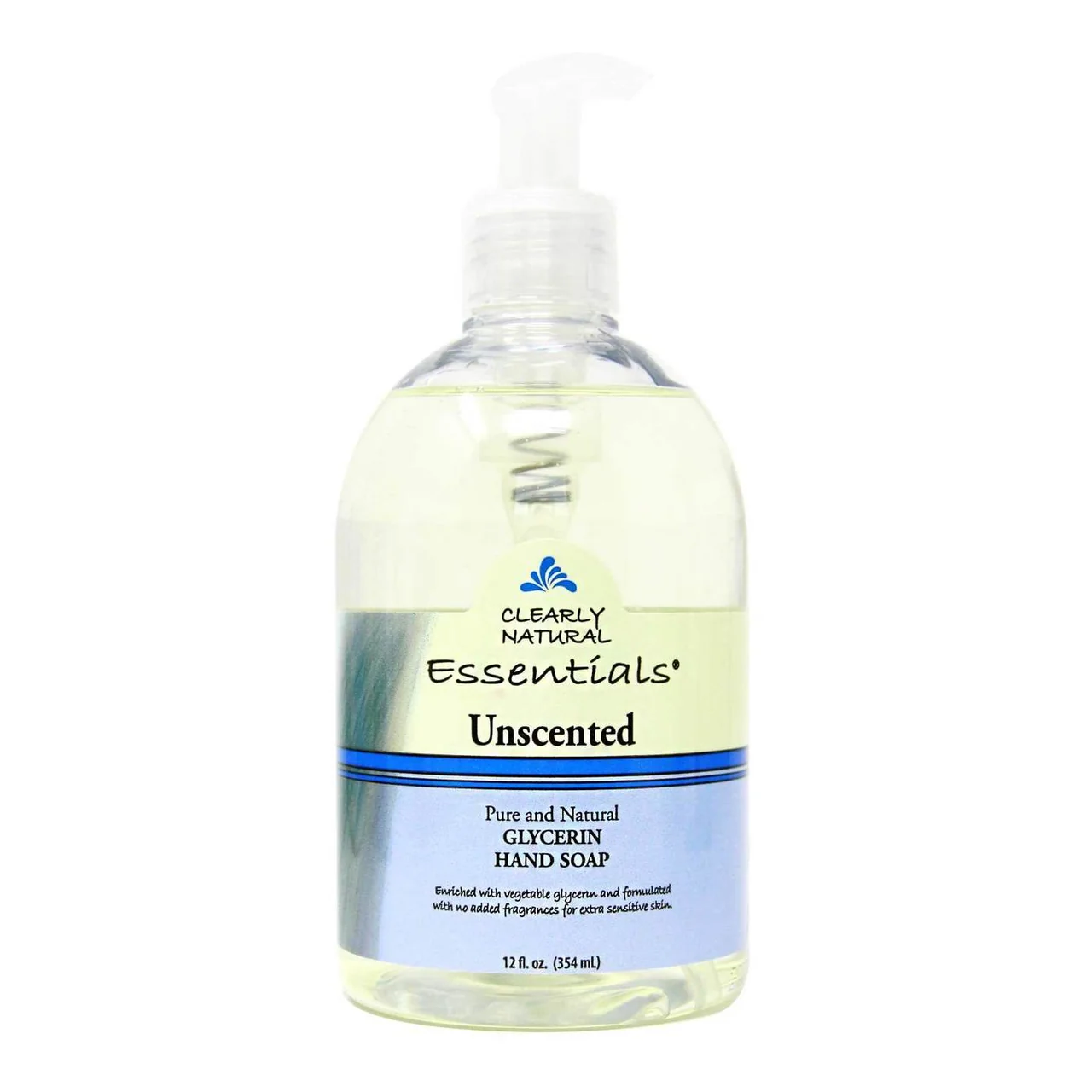 Verified Clearly Natural Unscented Pure And Natural Glycerin Soap 12 Oz Casual