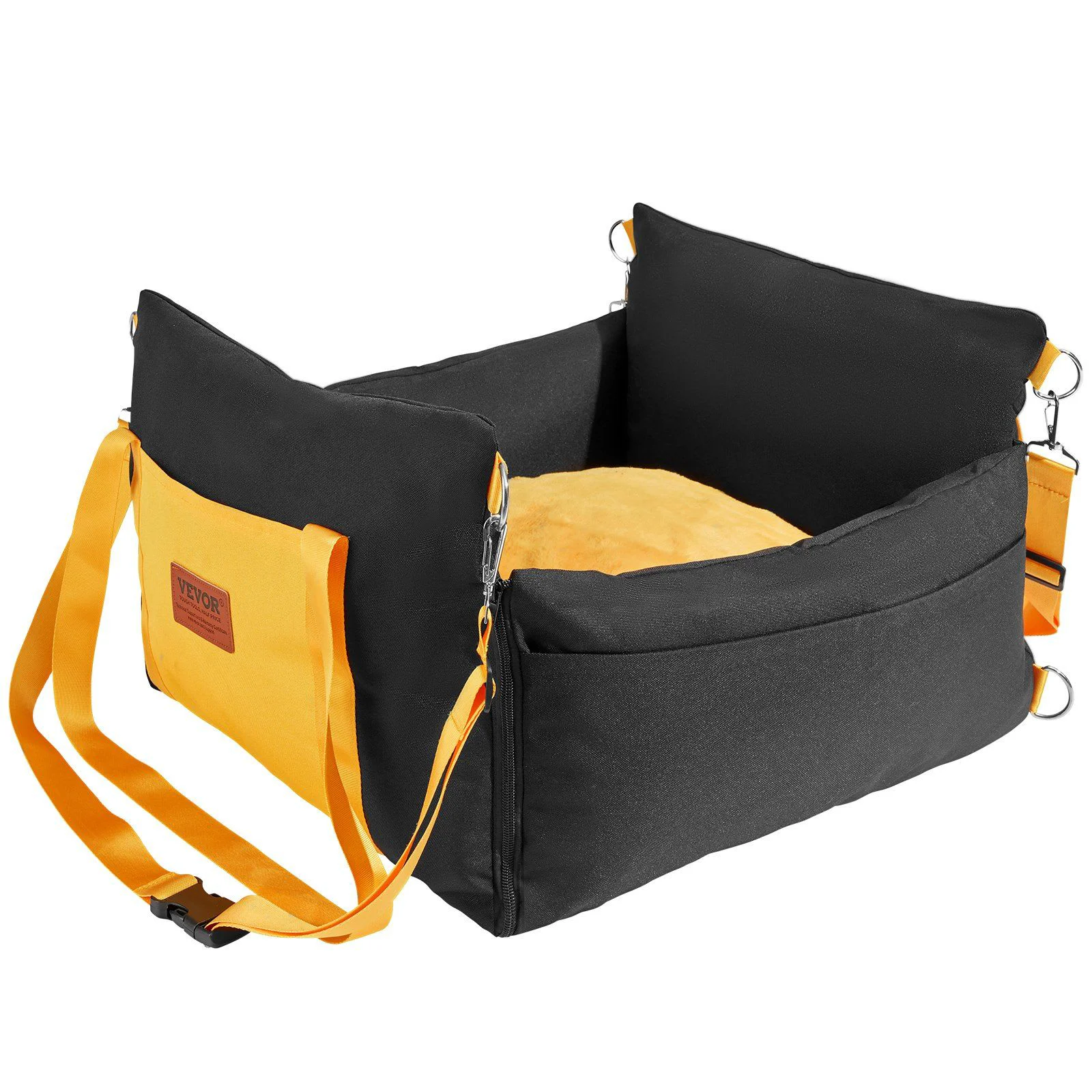 Next-Generation VEVOR Dog Booster Car Seat Pet Car Seat for Small Dog up to 25lbs Black - Multicolor Proven