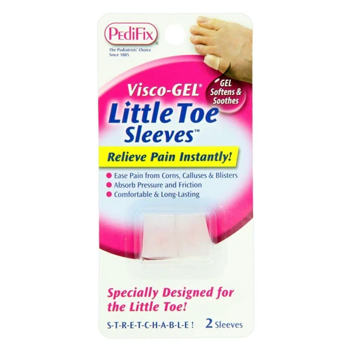 Effective Pedifix Visco-Gel Little Toe Sleeves Relieve Pain Instantly 2 Ea Relaxed