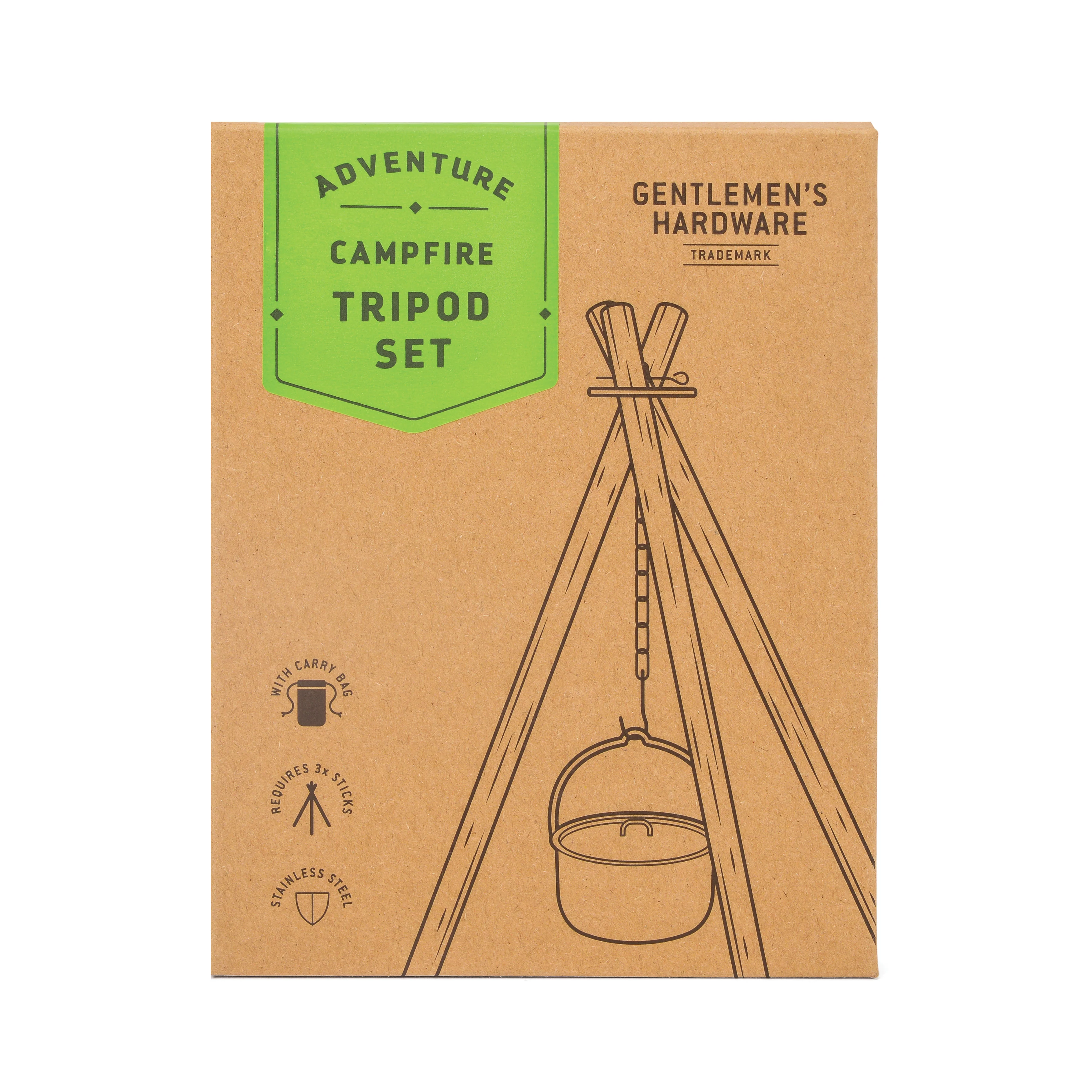 Enhanced Campfire Tripod Set Optimized