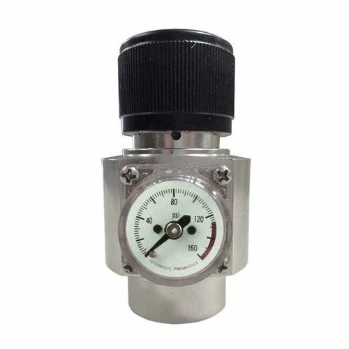 Authentic CO2 Cylinder Pressure Regulator Aluminum Body C02 Top-Quality