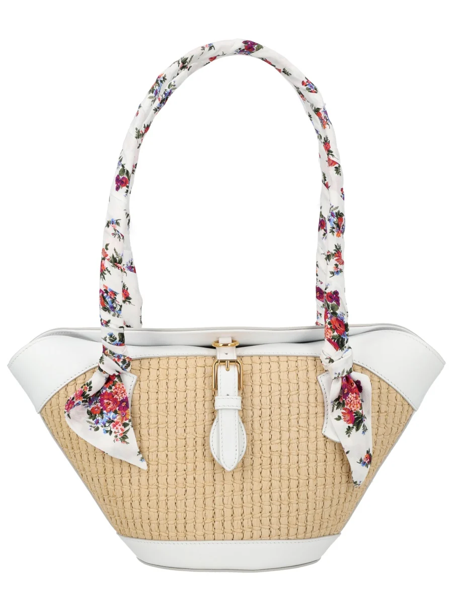 Eco-Friendly Capri Bag in White Relaxed