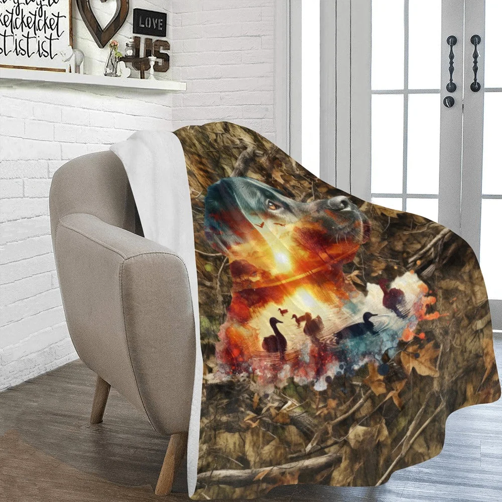 Luxury Camo Lab Ultra-Soft Micro Fleece Blanket 60 x 80 Made in America Fine