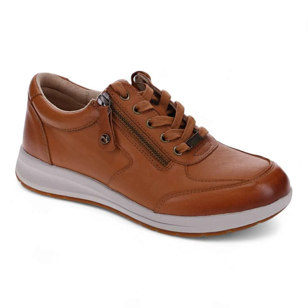 Trusted Boston Zip Casual Sneaker - Tan Advanced