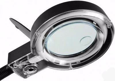 Long-Lasting Hands Lighted Magnifier Desk Top Lamp Elite