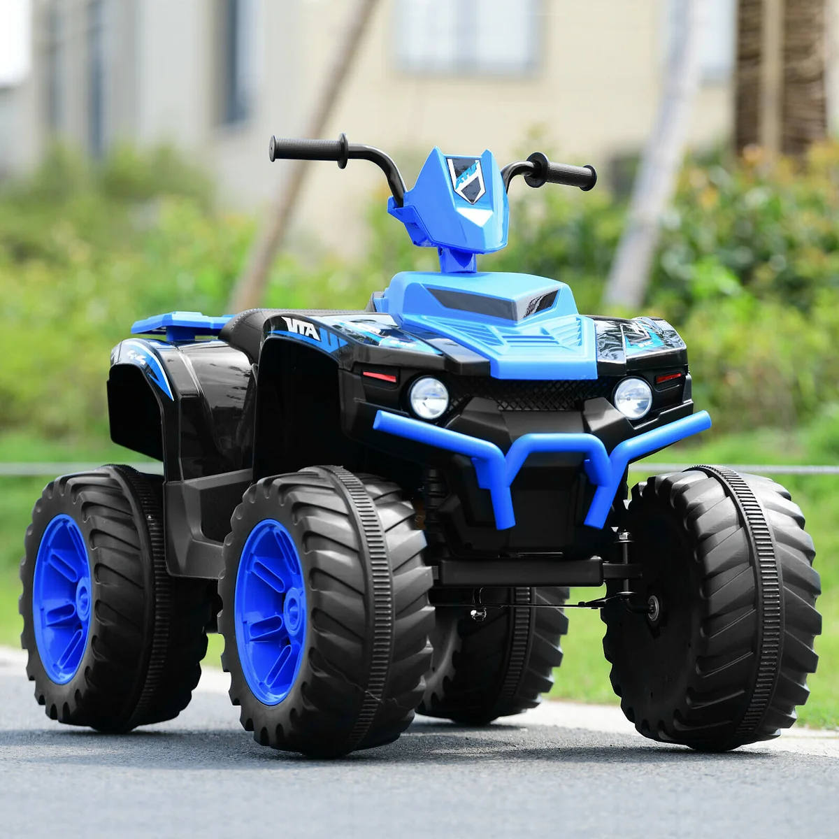 Casual Heavy Duty Kids Electric Four Wheeler ATV Quad W Lights And Music Solid
