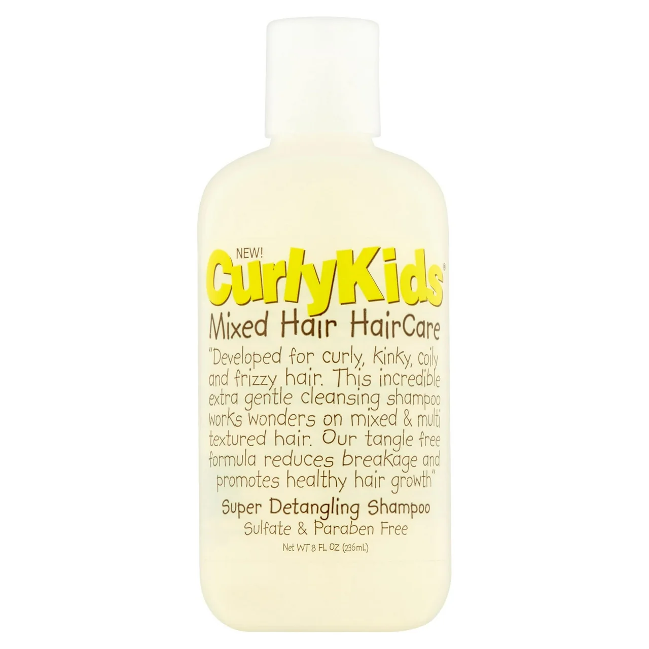 Clean Curly Kids Mixed Hair Hair Care Super Detangling Shampoo 8 Oz Advanced