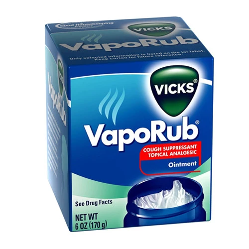 Traditional Vicks Vaporub Cough Suppressant Topical Analgesic Ointment - 6 Oz Refined