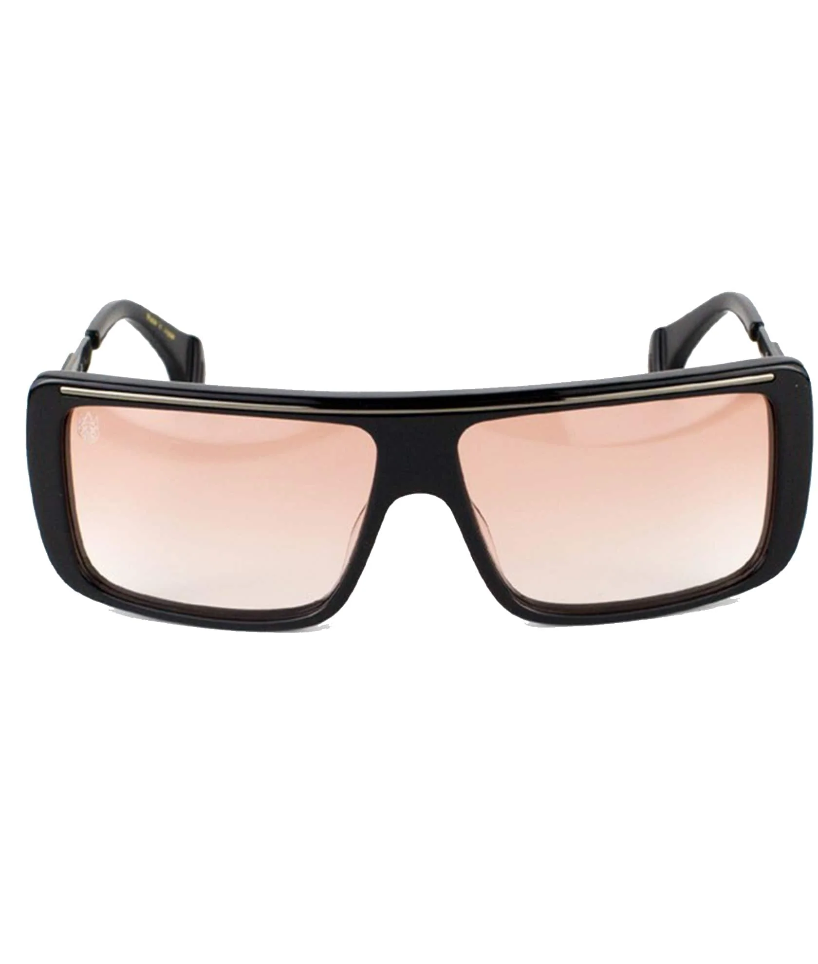 Durable Cult of Individuality Gradient Red Lens Black Frame Sunglasses W Gunmetal Organic