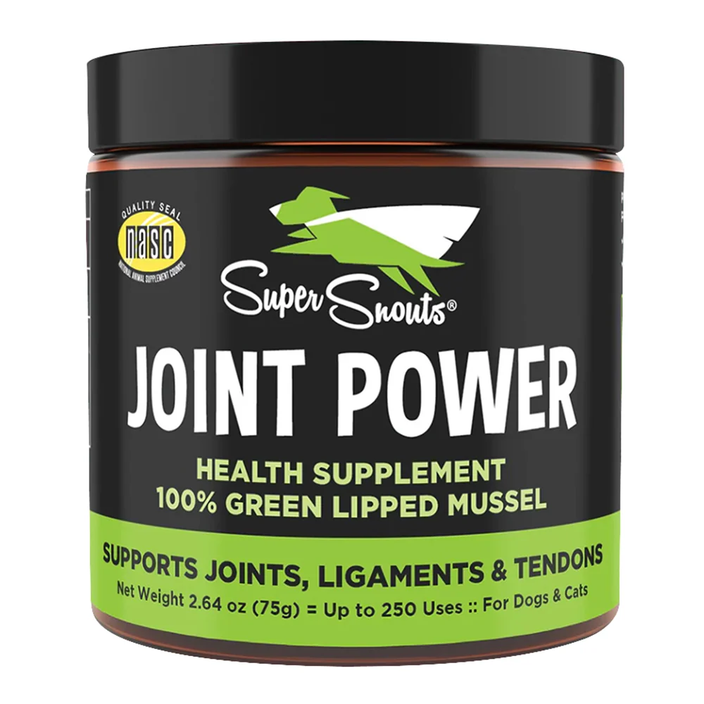 Specialty Super Snouts Joint Power Green Lipped Mussel Supplement for Dogs and Cats 2.64Oz 75g Official