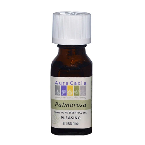 Dependable Aura Cacia Pure Aromatherapy Palmarosa Pleasing Essential Oil 0.5 Oz Recyclable