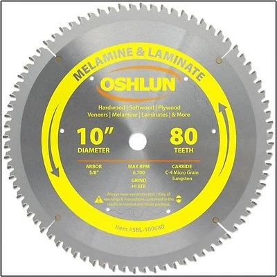 Flexible 10 Carbide Tip Melamine Laminate Saw Blade Genuine