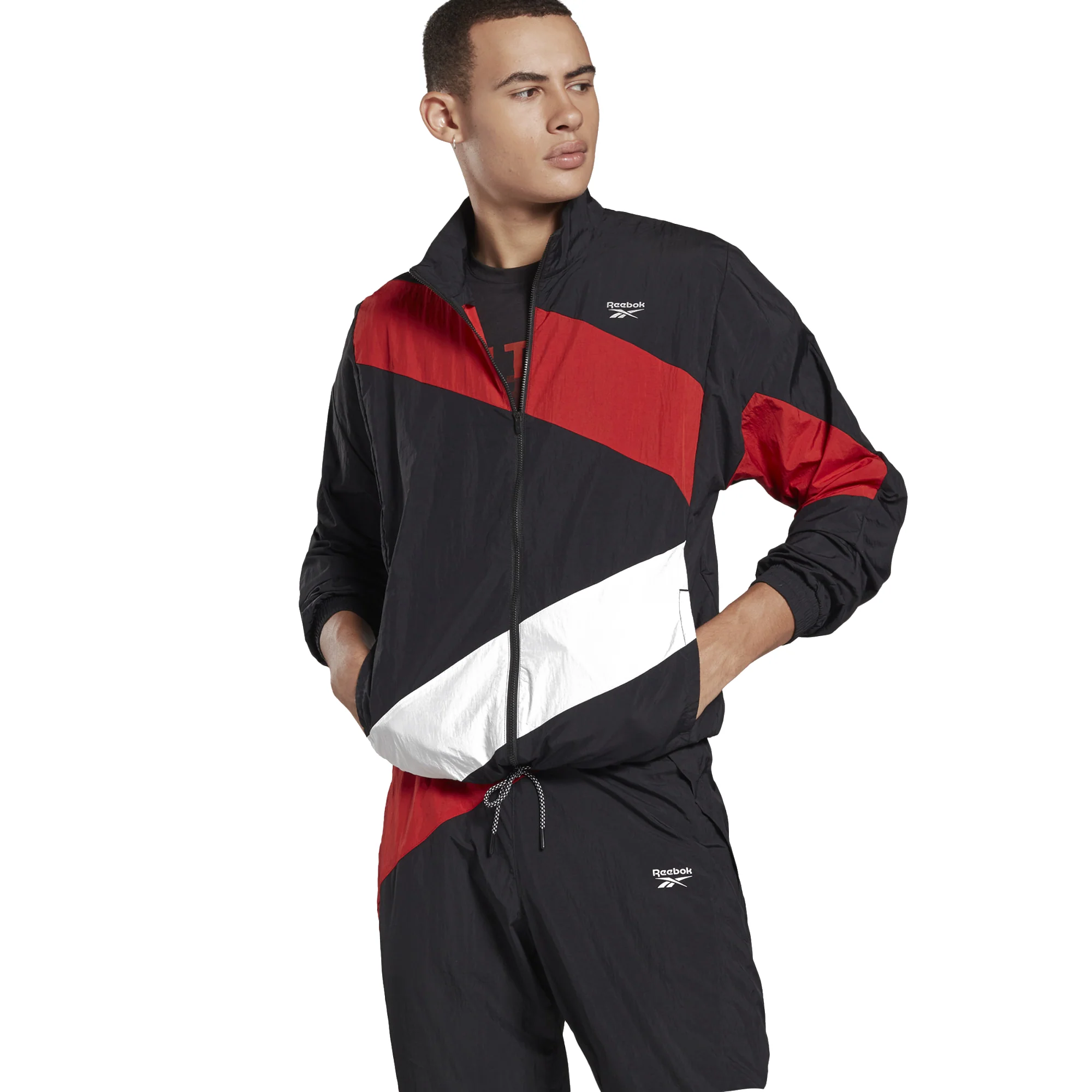 Pure Reebok Men's Heritage Run Track Jacket Contemporary