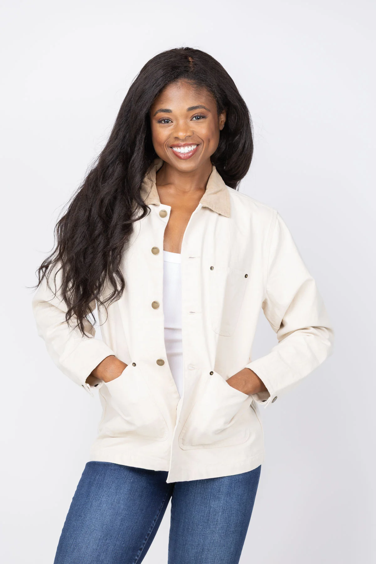 Responsible Dylan Billie Barn Jacket in Natural Exclusive