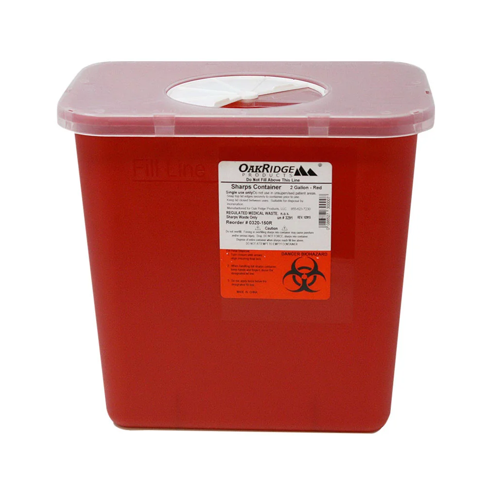 Advanced Sharps Disposal Container Size 2 Gallon 1 Ea Powerful