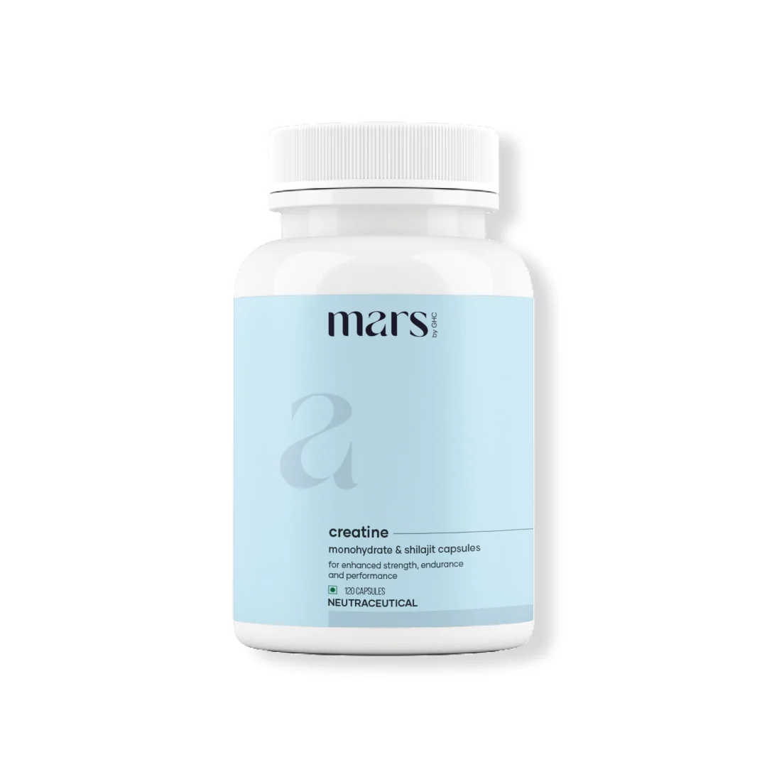Artisan Mars Micronized Creatine Monohydrate Caps Powered with Shilajit 120 N Pure