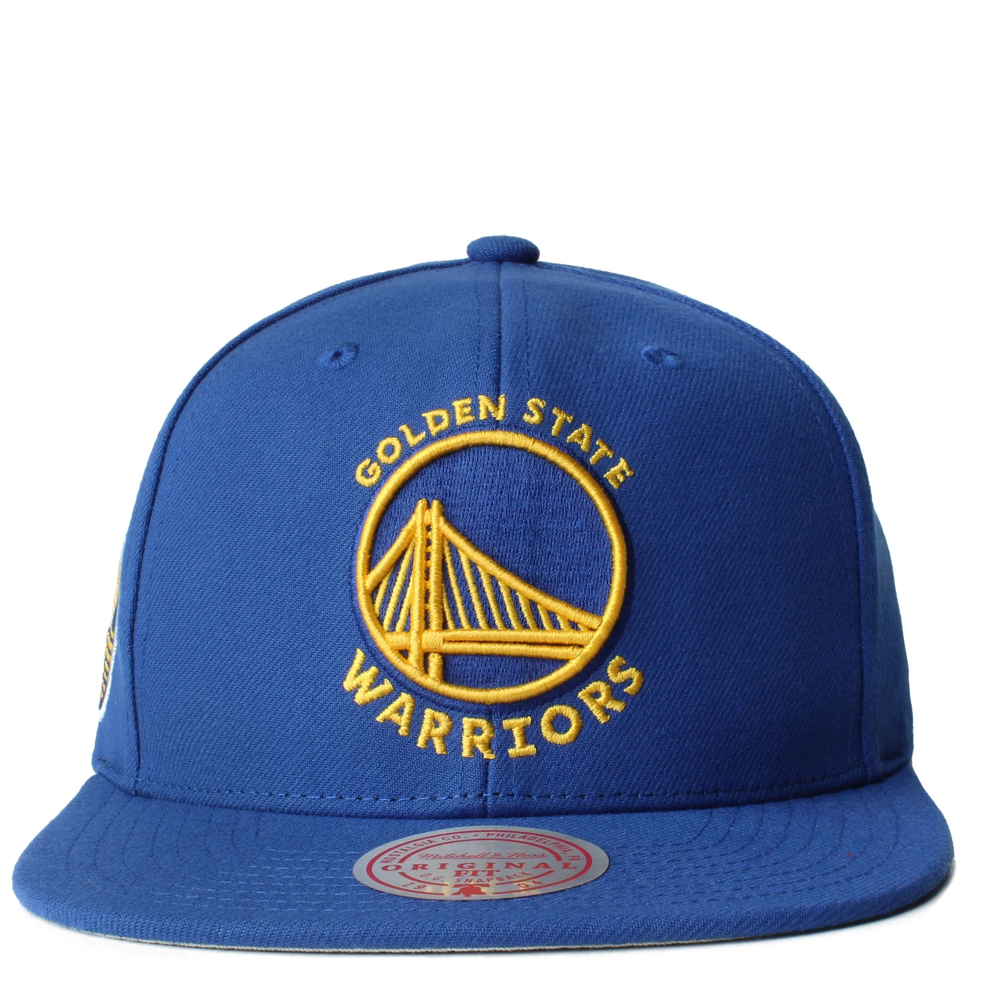 Excellent Mitchell Ness Men's NBA Side Core 2.0 Snapback Warriors Snapback Caps Organic